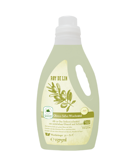 ROY DE LIN Salbei-Olivenöl Waschmittel 1375 ml