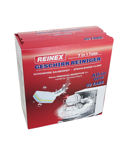 REINEX Geschirr Reiniger Tabs 7in1 30 Stk.