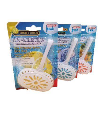 REINEX WC-DUFTSPÜLER mit Hängekörbchen, 40 g