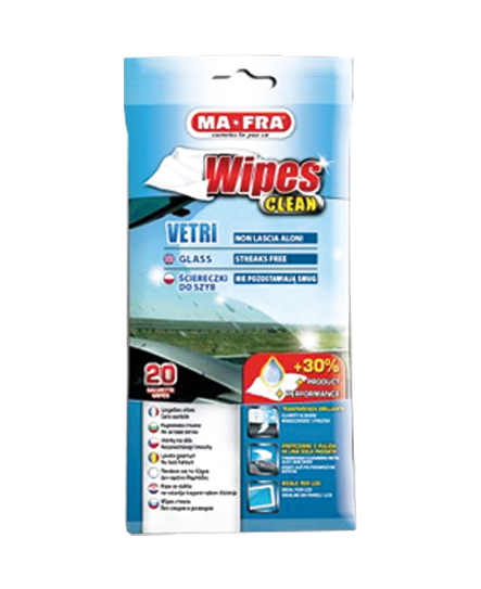 Wipes Clean-Glasreinigungstücher 20 Stk.