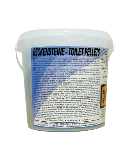 Beckensteine 345 Urinalsteine Pissoirsteine 1 kg