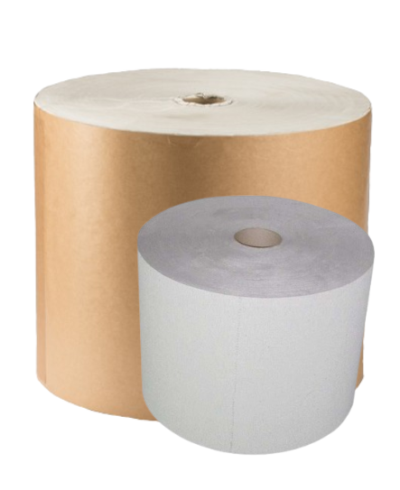 Peropaper Putzkrepp Rolle 1 lagig grau