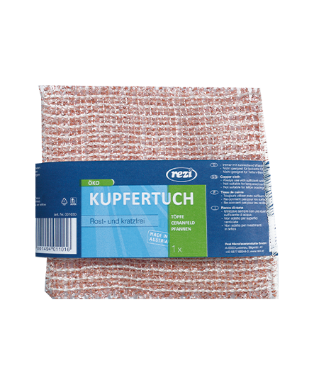 Kupfertuch Basic 1er ca. 16 x 16 cm
