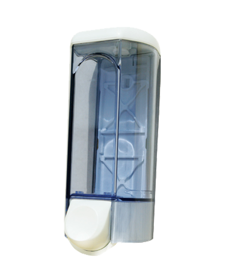 Seifenspender weiß/transparent 800 ml