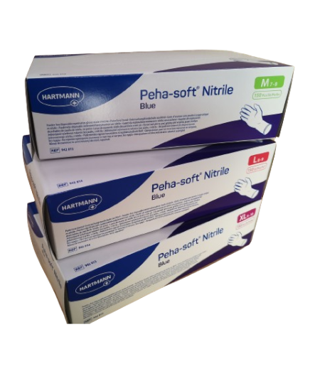 Handschuhe Peha-soft® nitrile blue puderfrei 150 Stk.