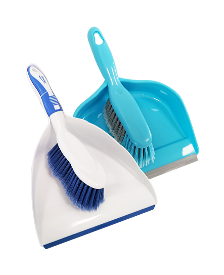 Kehrgarnitur Profi Handfeger und Schaufel, Kunststoff