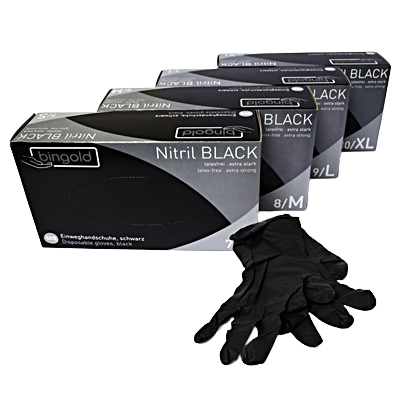 Handschuh Nitril 35BLACK puderfrei 100 Stk.