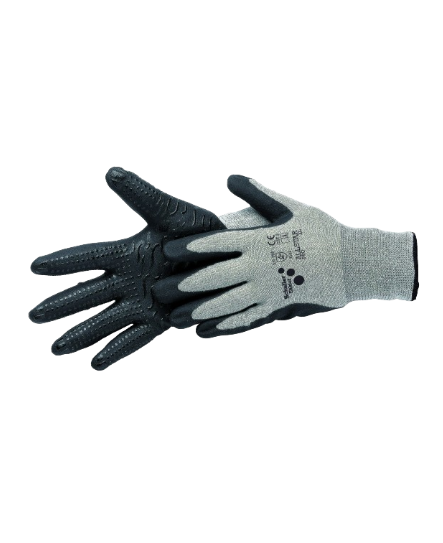 Handschuhe Allstar Pro hellgrau mit Streifenerhöhung 1 Pr.