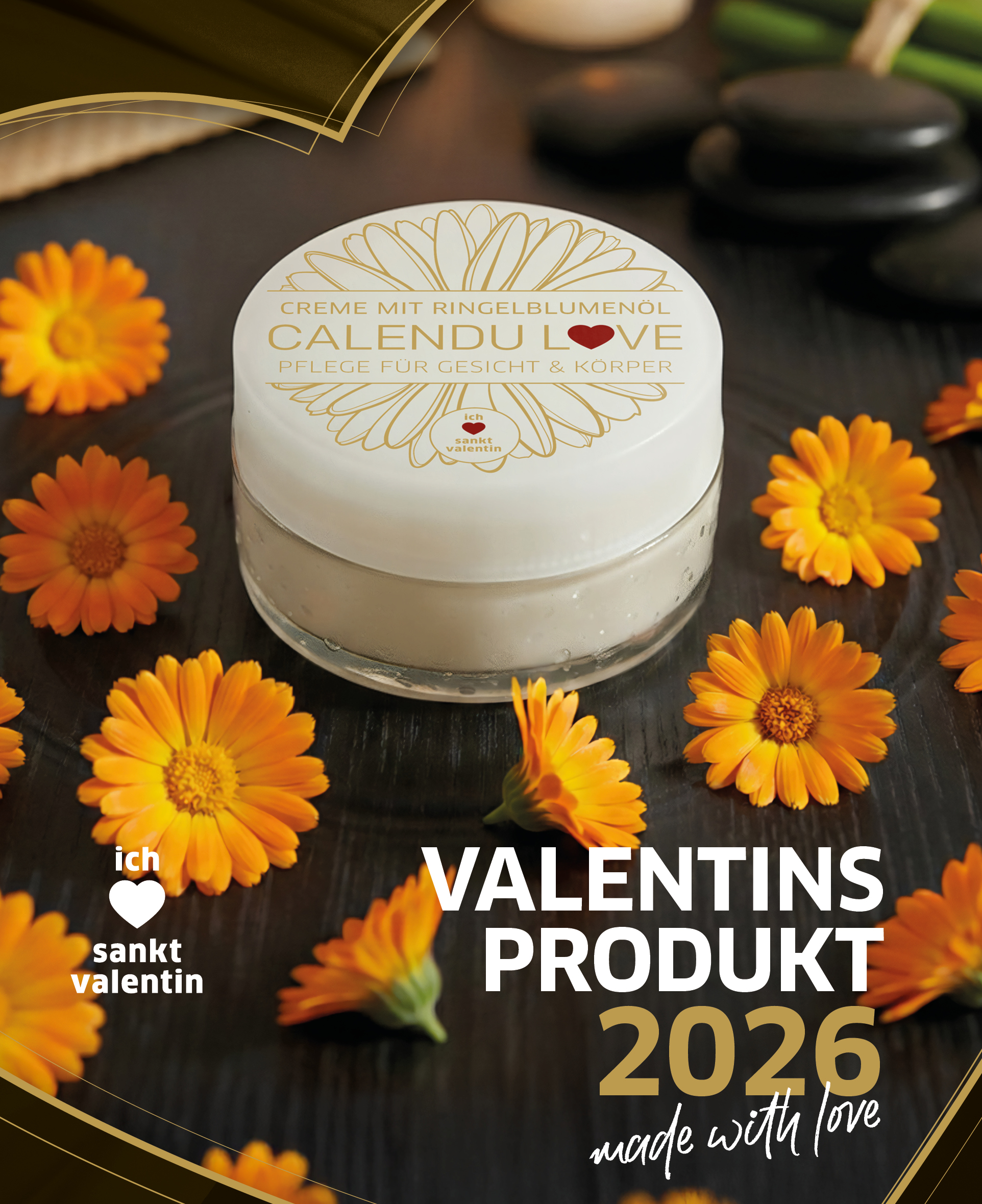 CALENDU LOVE Creme mit Ringelblumenöl 100 ml – Bild 2