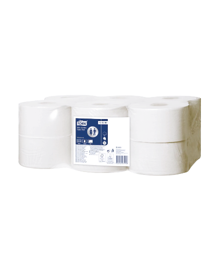 Tork Mini Jumbo Toilettenpapier 2 lagig 12 Ro.