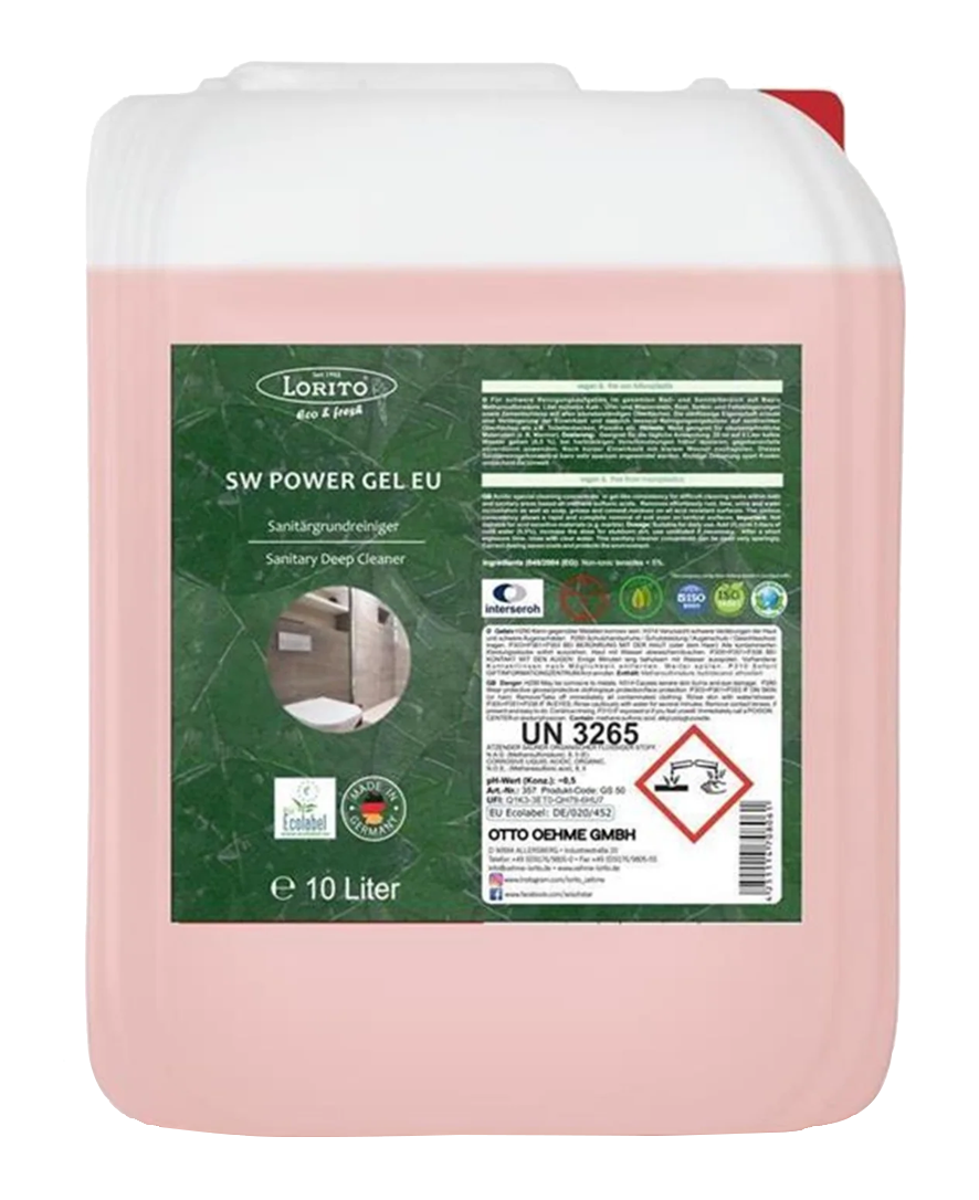 SW Power Gel EU Eco fresh saures Sanitärgrundreinigergel – Bild 3